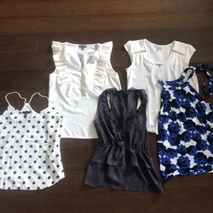 🥳 J Crew, BR, WHBM 5 top bundle!!!